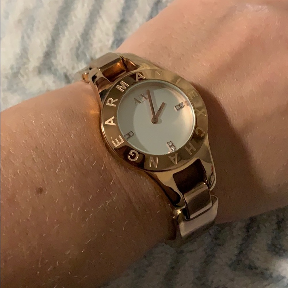 Armani Exchange RoseGold Watch AX4091